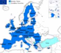 the European Union map